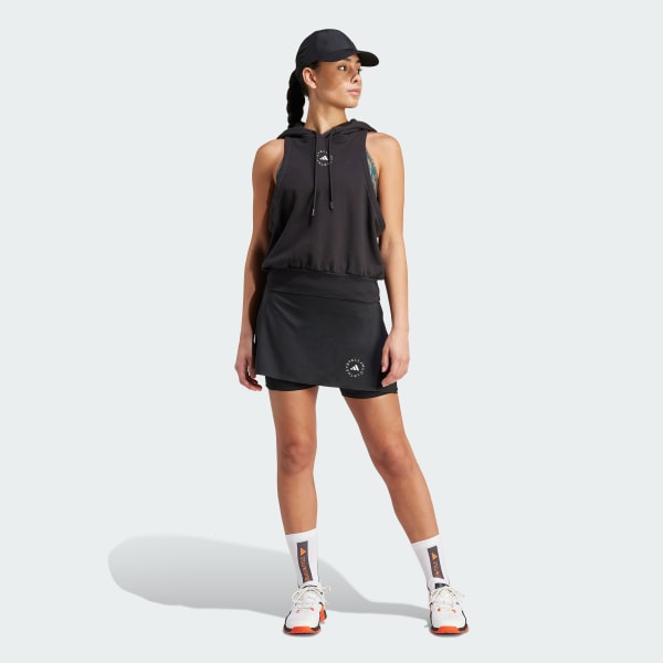 adidas by Stella McCartney Sportswear Sleeveless Hoodie - Black | Women ...