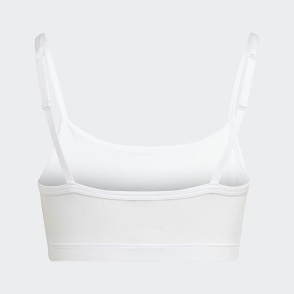 White Adicolor Comfort Flex Cotton Bralette Underwear