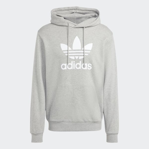 adidas TREFOIL HOODIE Grey adidas New Zealand