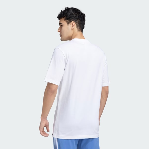 White Small Logo Lemon Tee