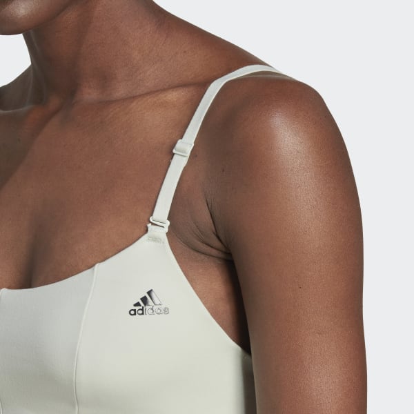 adidas Yoga Studio Light-Support Bra - Green | adidas Finland