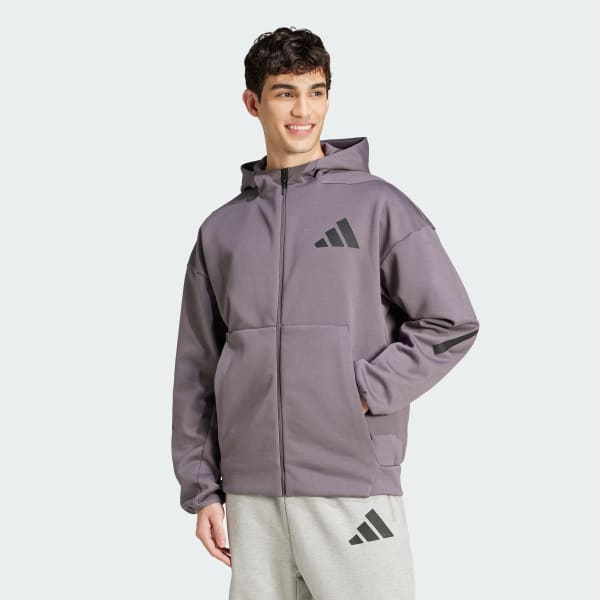 Grigio Track jacket New adidas Z.N.E. Full-Zip Hooded
