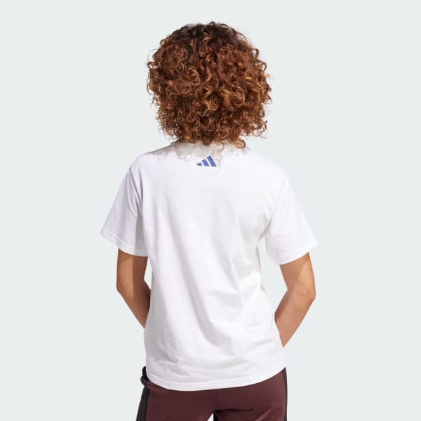 Blanco Polera Tech llustrate Estampada