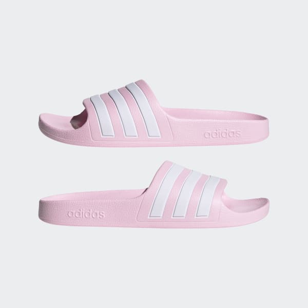 Chinelo adidas rosa clearance e branco