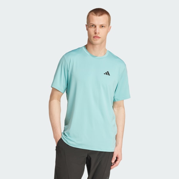 Turquoise Train Essentials Stretch Training T-Shirt