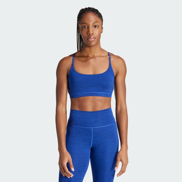 adidas Top Deportivo All Me Soporte Ligero Azul adidas Argentina