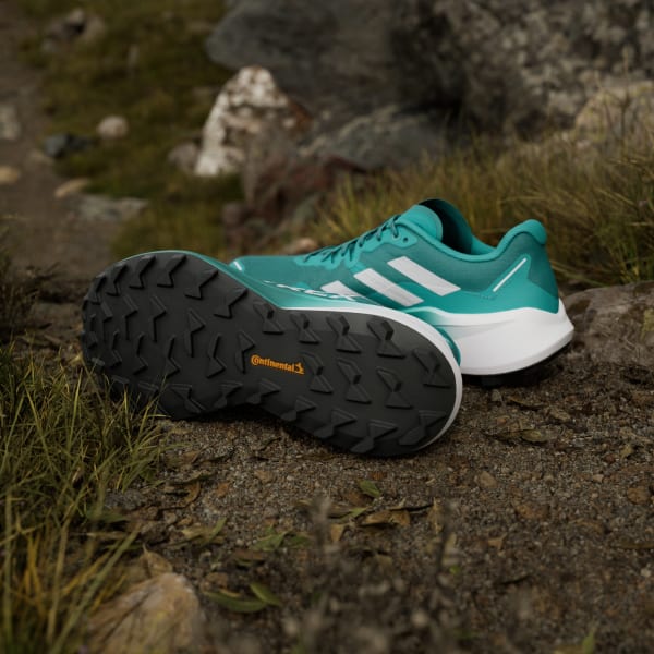 Green Terrex Agravic 3 Trail Running Shoes
