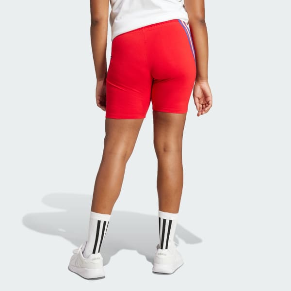 Future Icons 3-Stripes Biker Shorts (Plus Size)