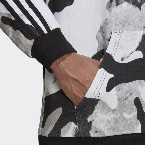 boks dannelse molester adidas Camo Series Allover Print hoodie - Hvid | adidas Denmark