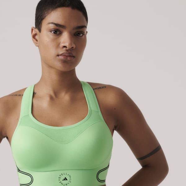 Gron adidas by Stella McCartney TruePace High Support Sports Bra