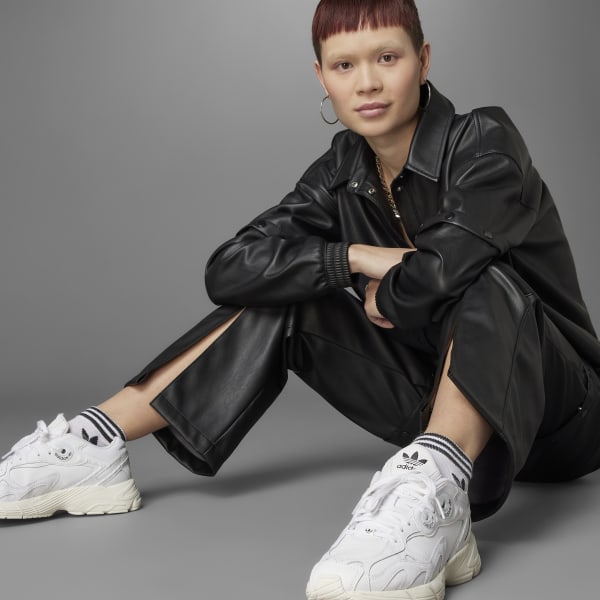 Μαύρο Always Original Faux Leather Track Pants