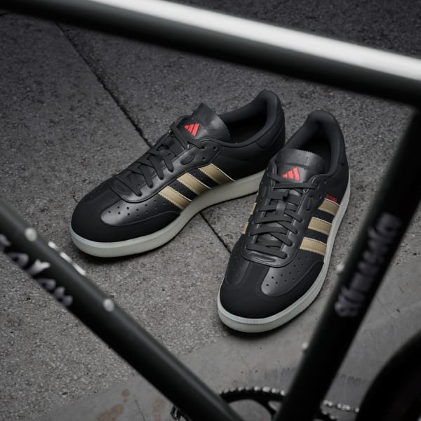 adidas Velosamba Leather Shoes - Black | Free Shipping with