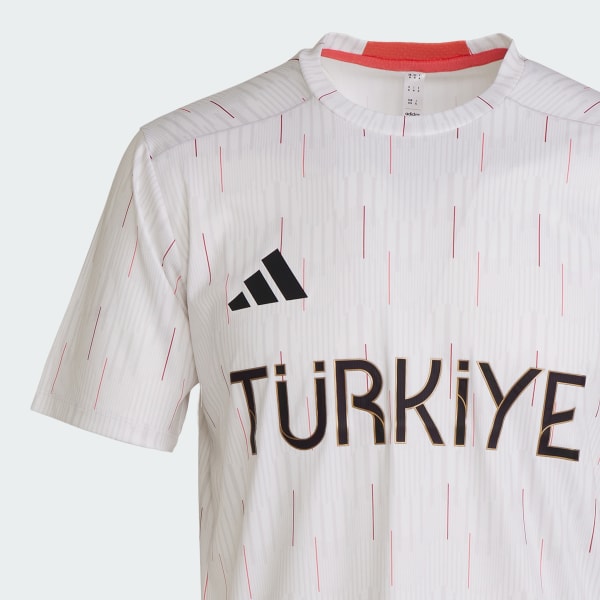 adidas Team Turkiye 100th Anniversary Souvenir T Shirt Grey adidas Turkiye