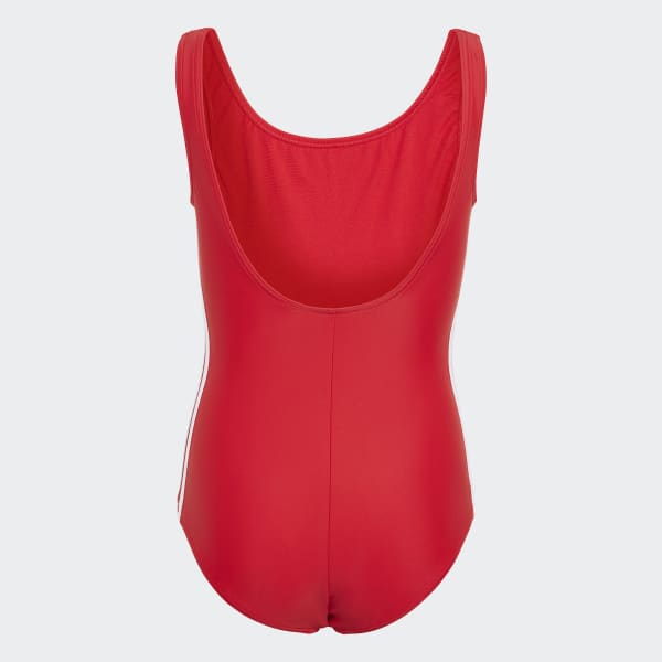 Rot Originals Adicolor 3-Streifen Badeanzug