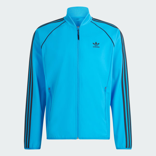 adidas SST Bonded Track Top - Blue | Free Delivery | adidas UK