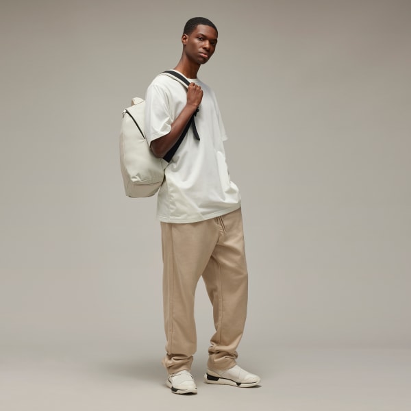 Brown Y-3 French Terry Straight Pants