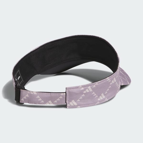 adidas Women's Golf Monogram Print Fairway Visor - Purple