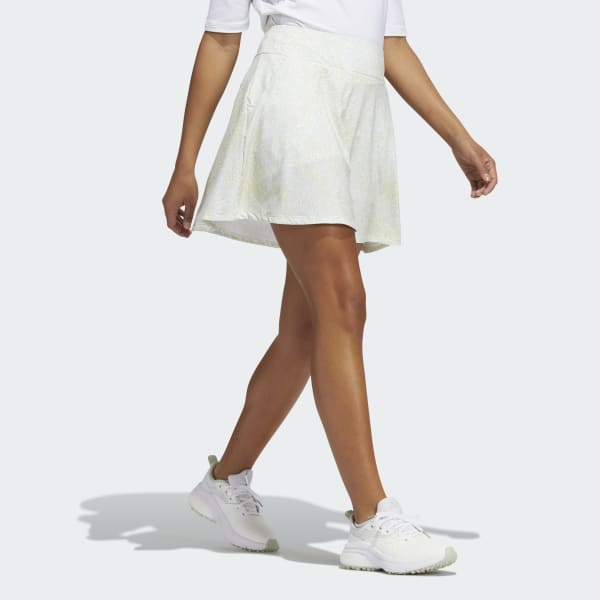 Wit Printed Frill Golfrok SV016