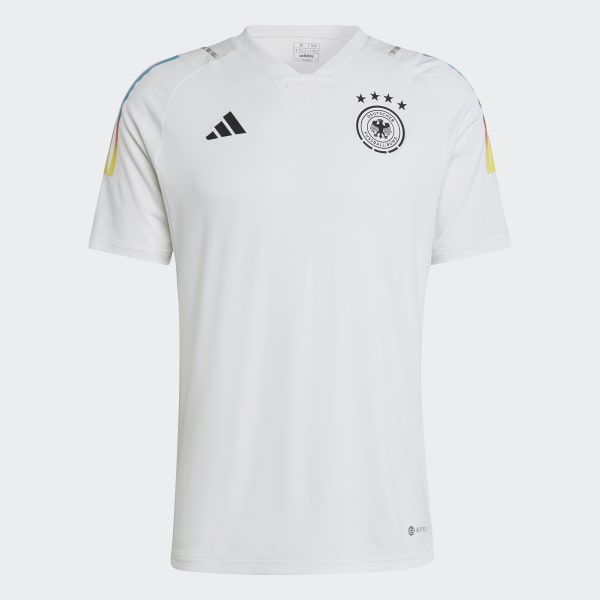 adidas Germany Tiro 23 Game Day Pre-Match Jersey - White | Men's Soccer |  adidas US