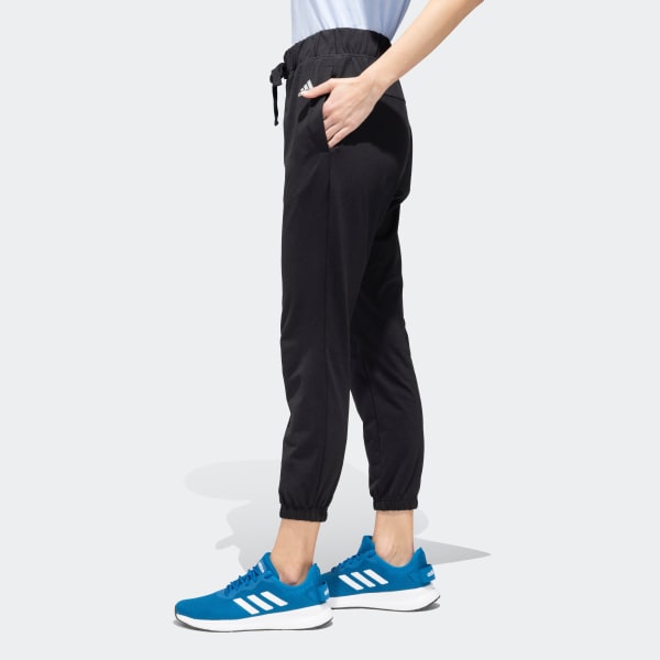 Black ESSENTIALS TRACK PANTS