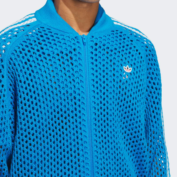 商品画像：CLOT Crochet Track Top - Azul adidas | adidas Brasil 4