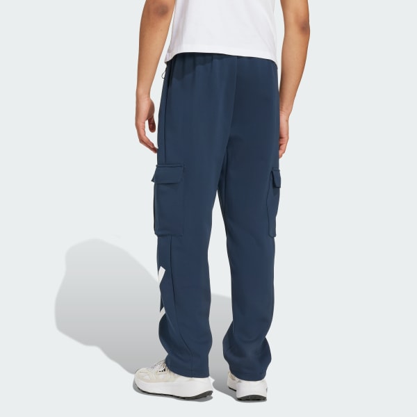 Blue adidas Z.N.E. Open-Hem Cargo Pants