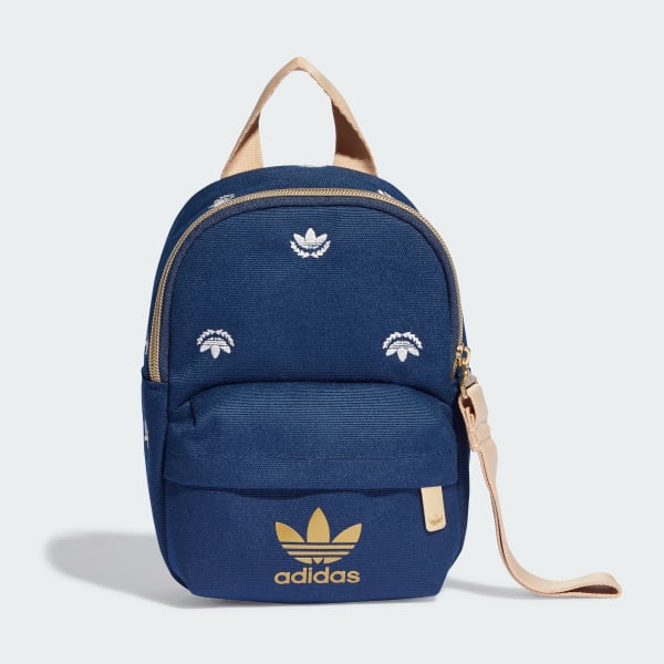 adidas Trefoil Crest Mini Backpack - Blue | Free Shipping with adiClub ...