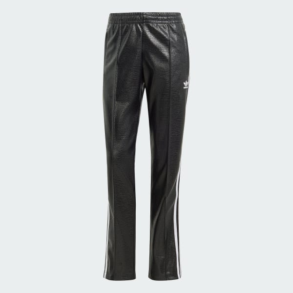 Negro Pantalón deportivo SST Luxe adidas Originals Premium Cuero Sintético