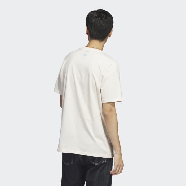 Blanco Remera adidas Change Through Sports Earth Estampada