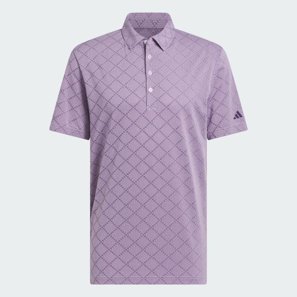 Purple Ultimate365 Hounds Jacquard Polo Shirt