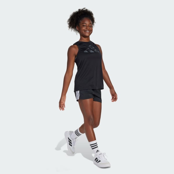 cerná Šortky Train Essentials 3-Stripes Kids