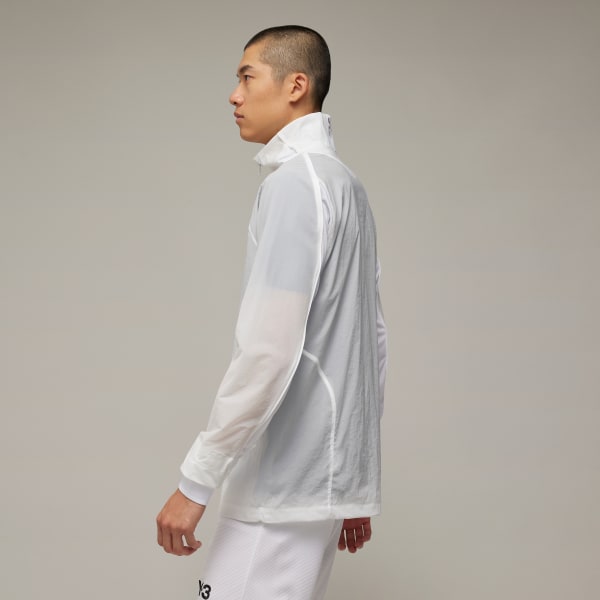 White Y-3 Real Madrid Anthem Jacket