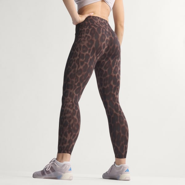 Black Optimé Leopard 7/8 Leggings
