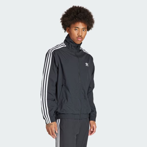 Svart Adicolor Woven Firebird Treningsoverdel