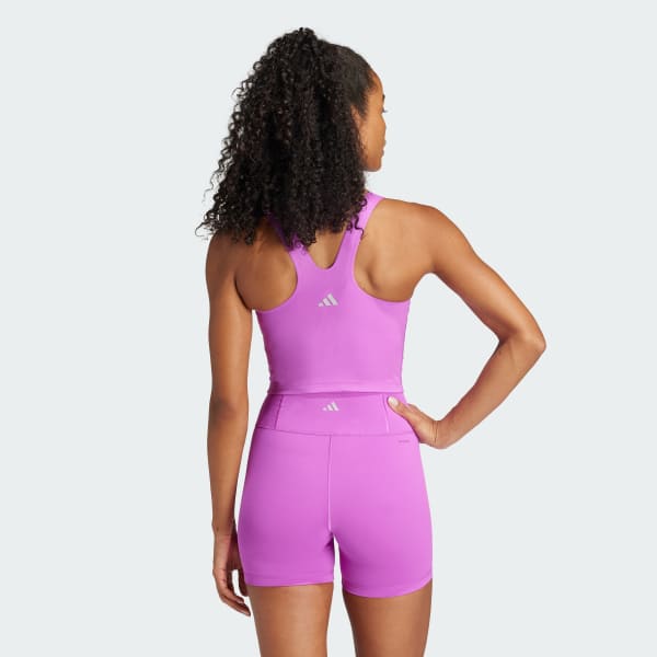 Μωβ All Me Medium-Support Long Line Bra Tank Top