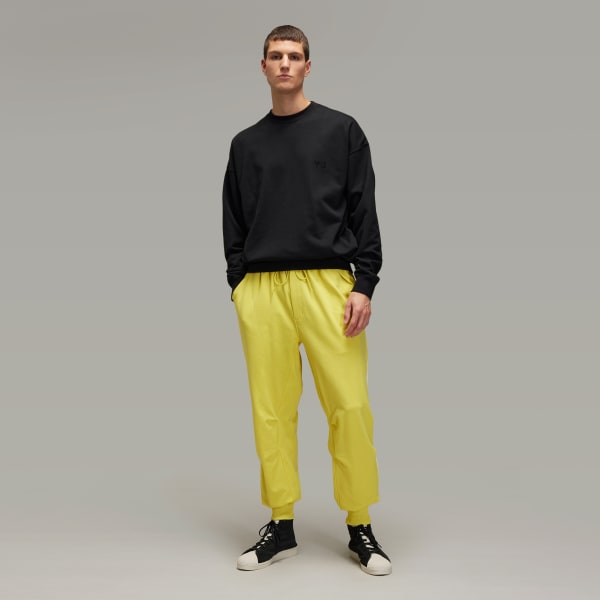 Yellow Y-3 3-Stripes Cuffed Track Pants