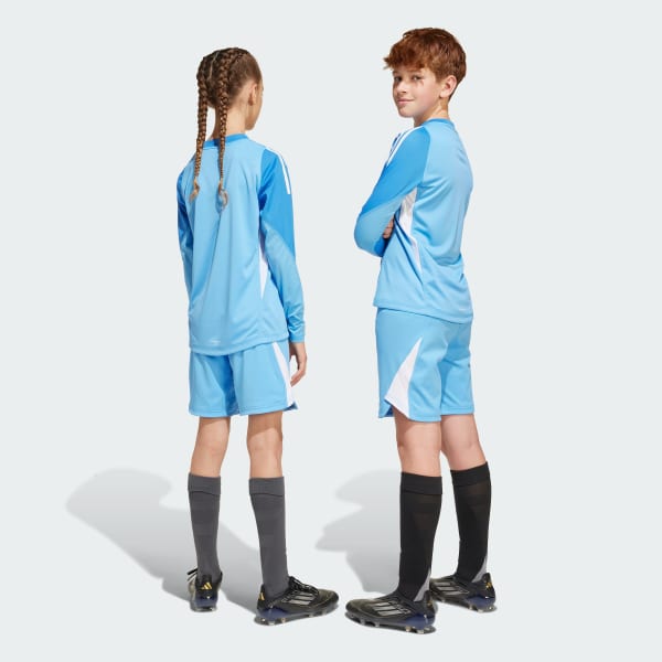 Blue Tiro 25 Pro Goalkeeper Shorts Kids