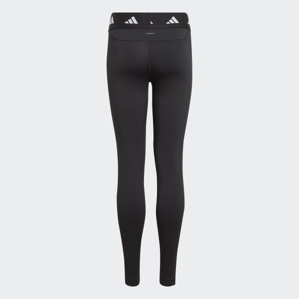 Zwart AEROREADY Techfit Lange Legging Kids