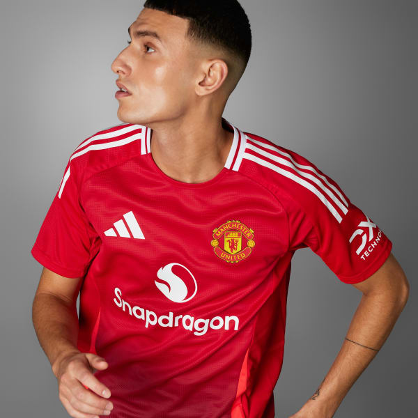 Rood Manchester United 24/25 Authentiek Thuisshirt