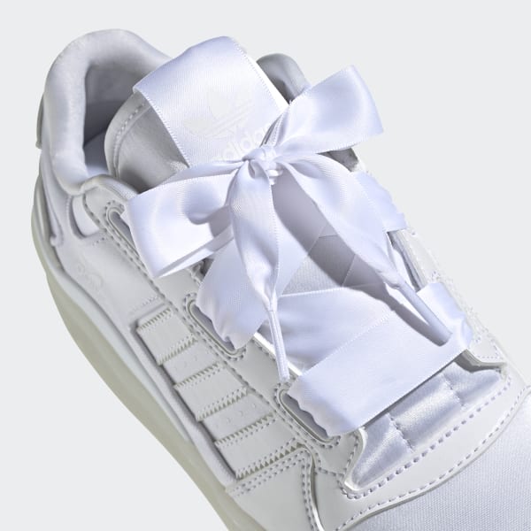 White Forum Satin Low Shoes 71722