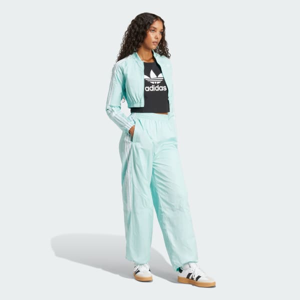 Turquoise Adicolor Teamgeist Oversized Track Pants