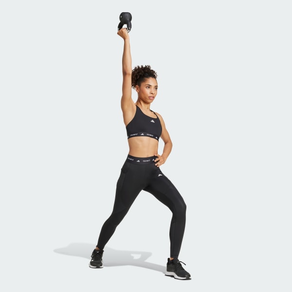 Zwart TECHFIT COLD.RDY Lange Legging