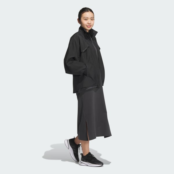 【美品】adidas アディダス ストレッチウーブン　テニスジャケット 黒 L アディダス チームウェア ウーブン テニスジャケット - ブラック