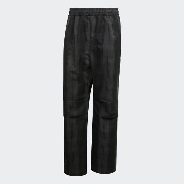 ADIDAS ORIGINALS & ALL BLACKS FIREBIRD PLAID TRACK PANT - Grey