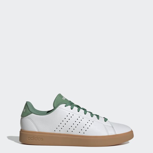 Adidas advantage white green deals