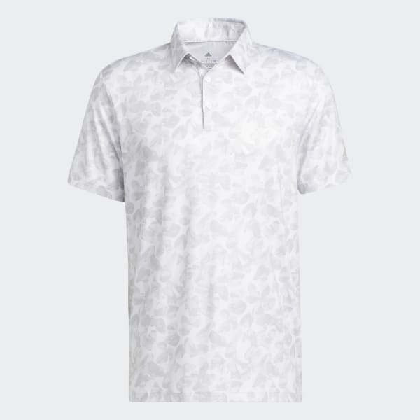 White Prisma-Print Polo Shirt ZR010