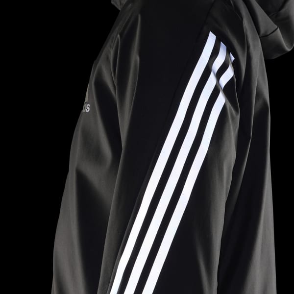 Czerń Run Icons 3-Stripes Jacket TS693