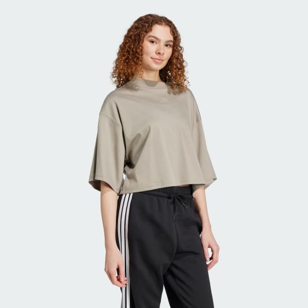 Μπεζ City Escape Loose Tee