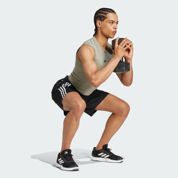 Green TECHFIT Compression Training Sleeveless Tee