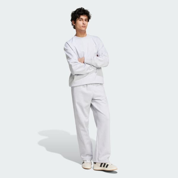 Mens adidas open hem joggers deals